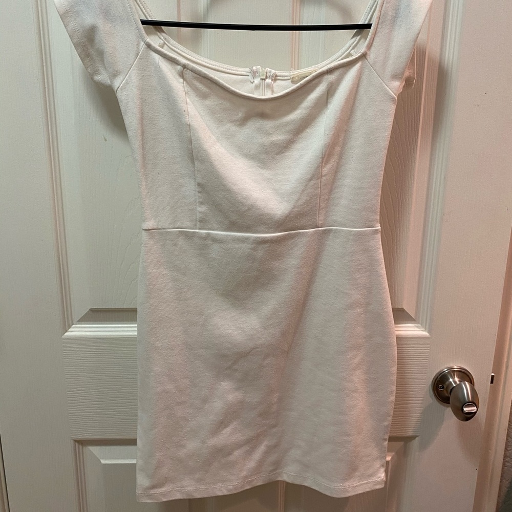 White off shoulder dress